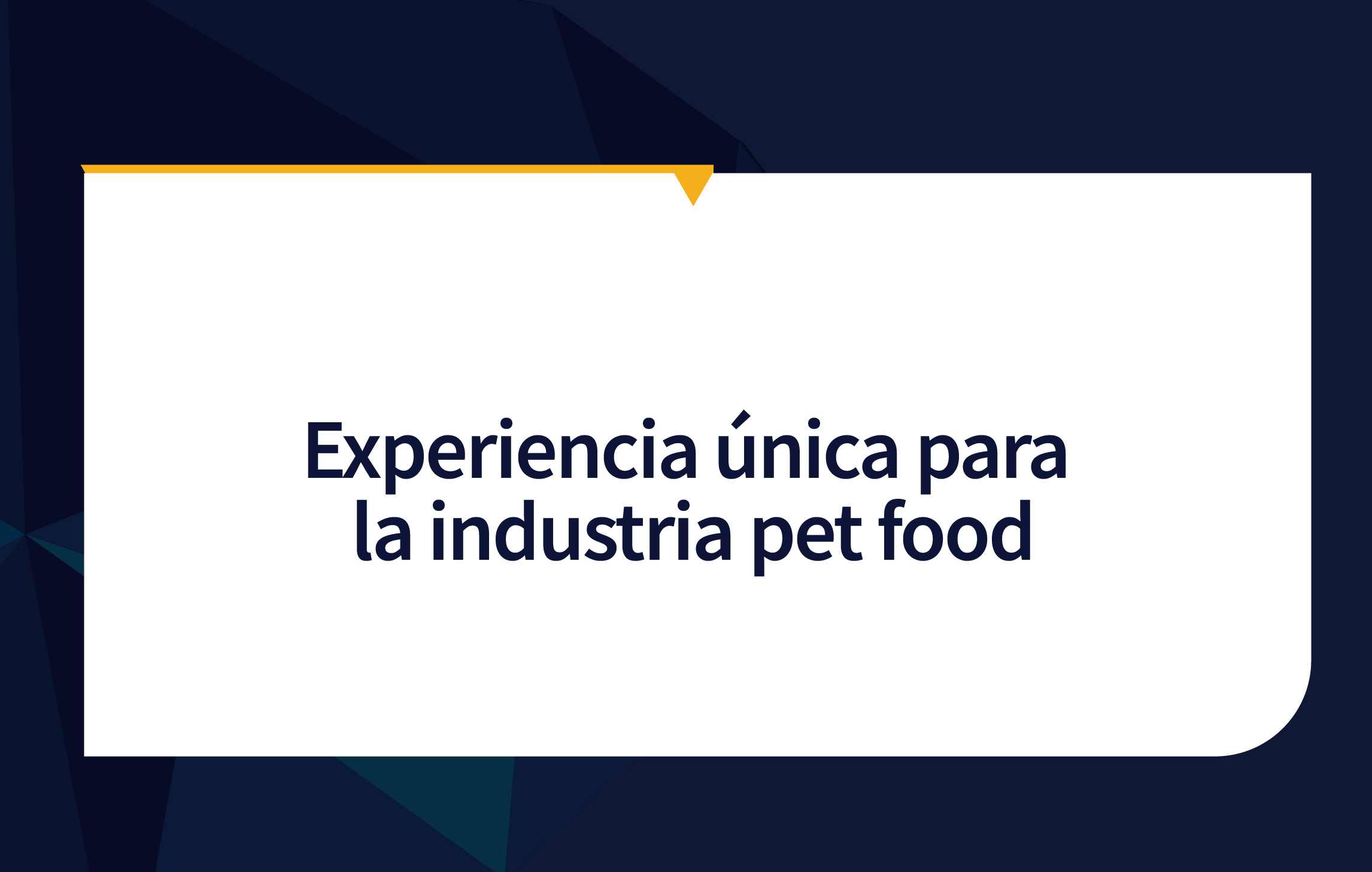 Más que un congreso: una experiencia única para la industria Pet Food