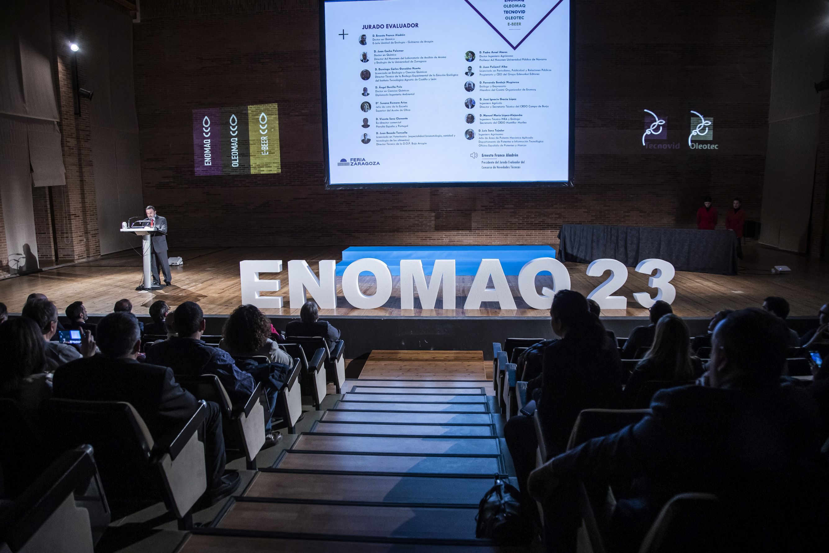 Entrega de Premios de Novedades Técnicas de ENOMAQ-OLEOMAQ-EBEER y TECNOVID-OLEOTEC