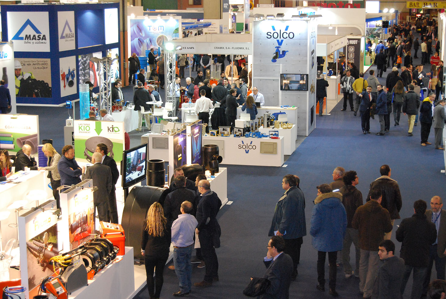 La calidad de los visitantes profesionales y la elevada actividad comercial destacan en la segunda jornada de SMAGUA 2016 